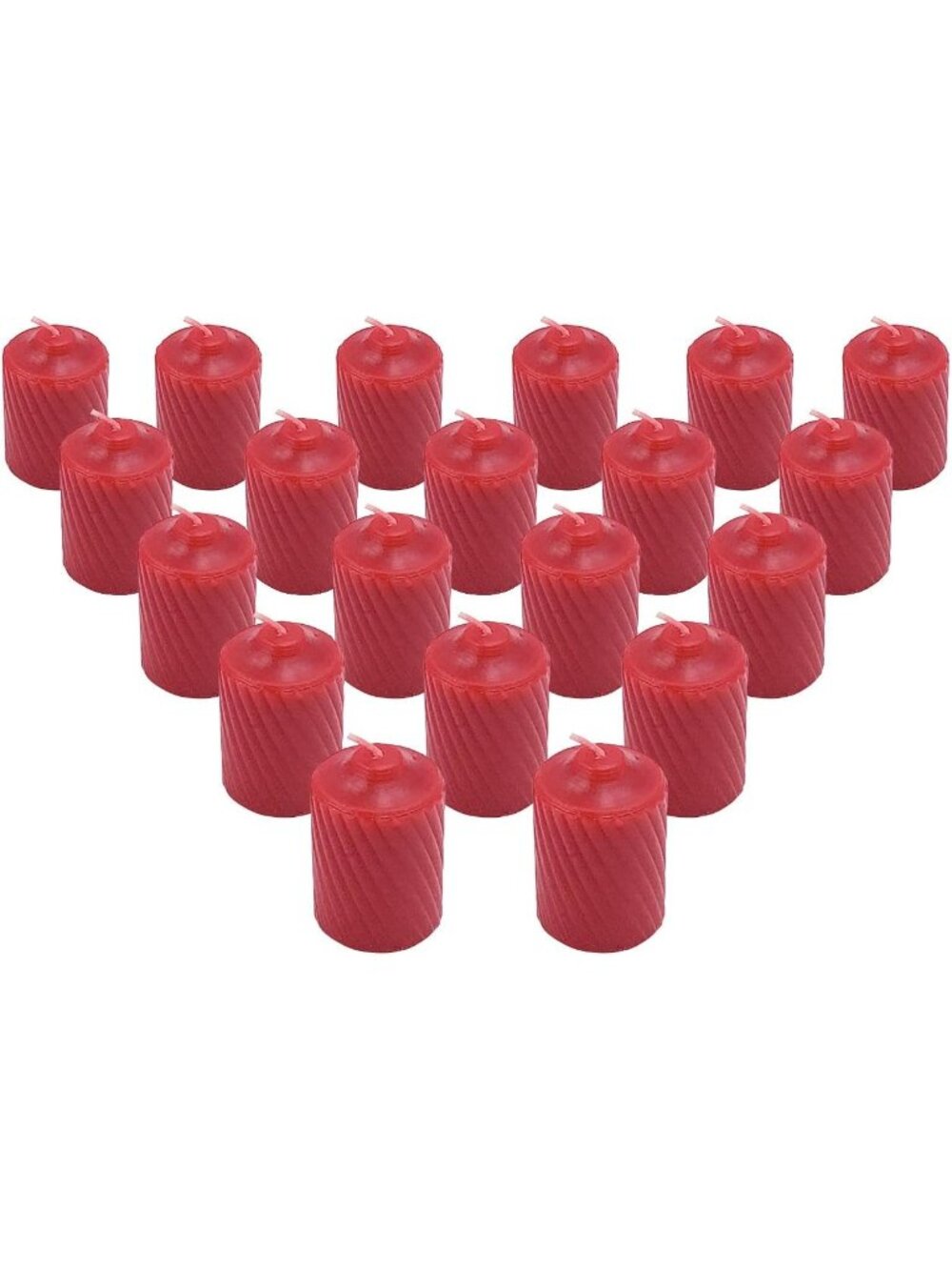 General Wax 15 Hour Scented Votive Candles 20 Candles Per Box with Texured Finis